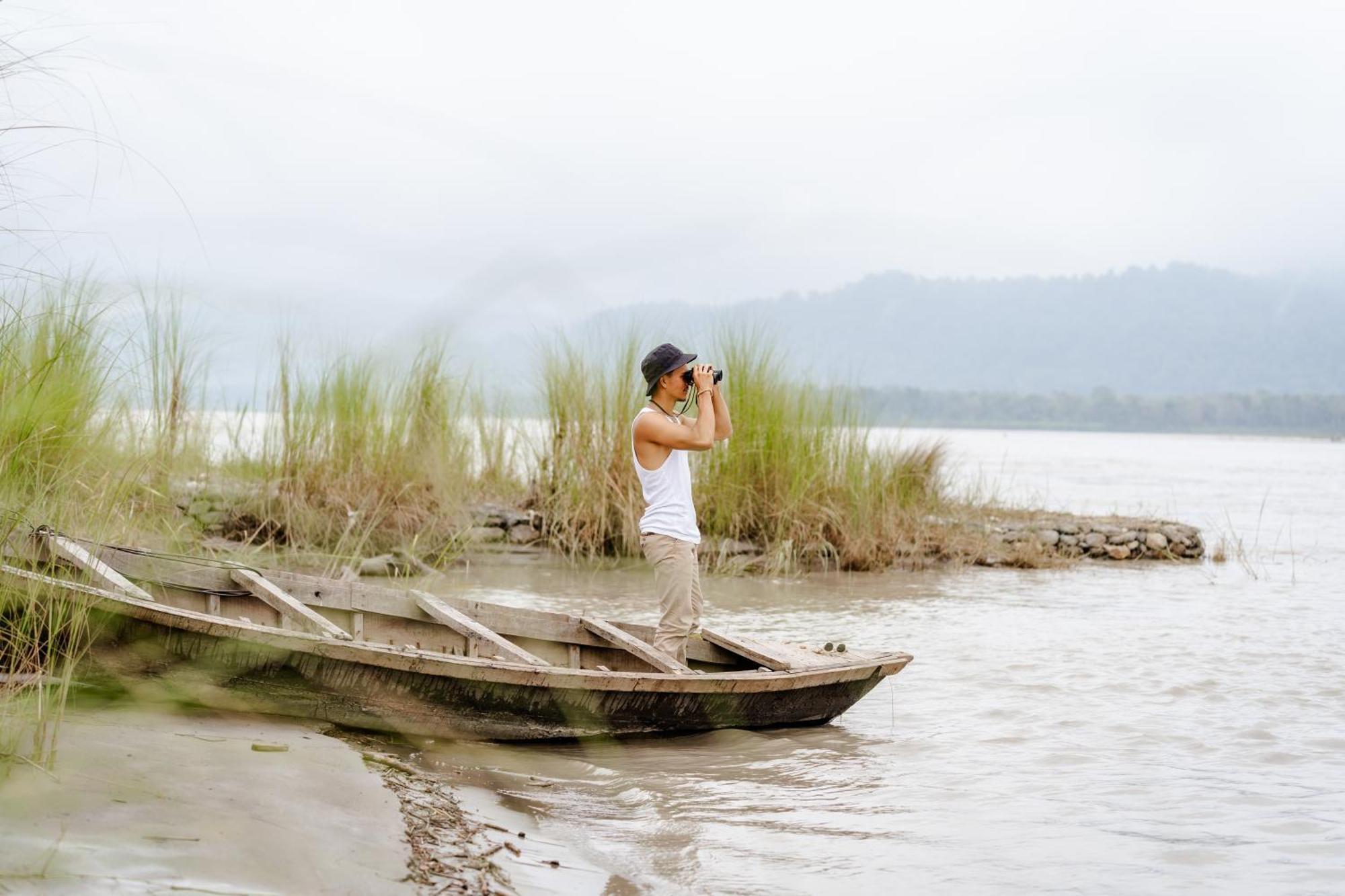 Sanctuary Chitwan National Park Bagian luar foto